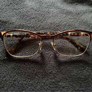 Vogue Women's Brown Tortoise Glasses